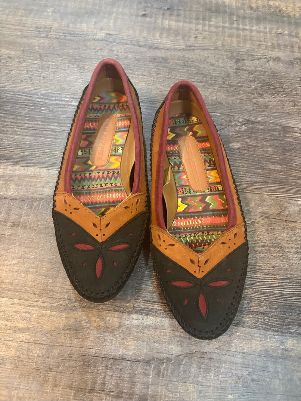 Hush Puppies Leather Flats